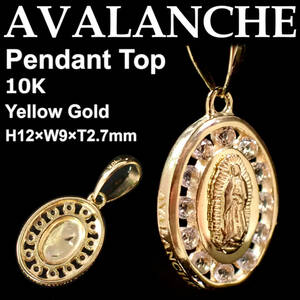 AVALANCHE Maria Pendant Top 10K Yellow Gold アヴァランチ イエローゴールド マリア ペンダントトップ