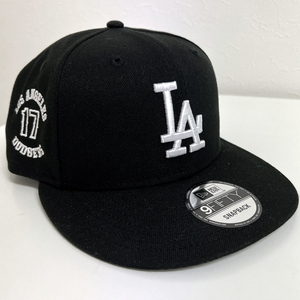 New Era Custom Cap 大谷翔平 OHTANI SHOHEI LOS ANGELES DODGERS ロサンゼルス ドジャース 新品 9FIFTY BLACK SNAPBACK