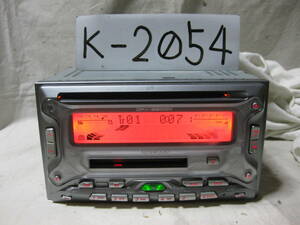 K-2054　KENWOOD　ケンウッド　DPX-5300M　MDLP　2Dサイズ　CD&MDデッキ　故障品