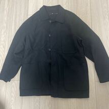 美中古　ユニクロ　ジルサンダー　ウールブレンドオーバーサイズシャツジャケット　グレー　サイズ　M UNIQLO JIL SANDER +J_画像1