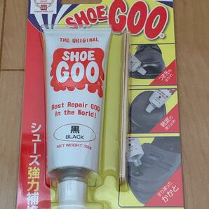 靴 修理 シューグー ソール かかと 補修 ゴム製品 SHOEGOO 100g 黒　ブラック