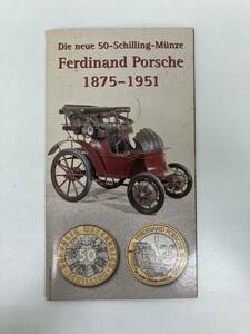 【745/②】ポルシェ　ferdinand porsche 1875-1951　記念コイン　台紙入り