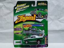 JOHNNY LIGHTNING Zingers!‐1966 Chevy Chevelle Green/White /Zinger/ジンガーズ/シェビー シェベル/HOT ROD/Gasser/マッスルカー_画像2