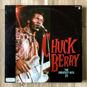 【JPN盤/LP】Chuck Berry チャック・ベリー / The Greatest Hits 21 ■ Overseas Records / UXP-763-V / Johnny B. Goode / ロックンロール