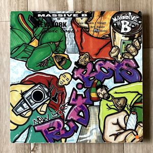 【US盤/LP】V.A. / New York Rude Boys ■ Massive B / MB-006 / ダンスホール / ヒップホップ / Shaggy / Bobby Konders