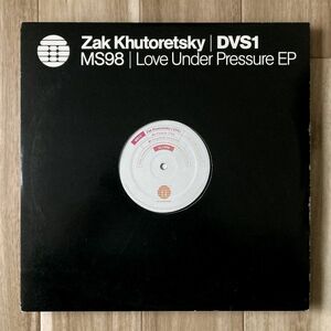 【US盤/12EP】Zak Khutoretsky / DVS1 / Love Under Pressure EP ■ Transmat / MS98 / Derrick May プロデュース / テクノ