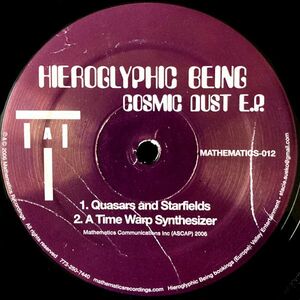 【US盤/12EP】Hieroglyphic Being / Cosmic Dust E.P. ■ Mathematics Recordings / MATHEMATICS-012 / Jamal Moss / アシッド / ハウス