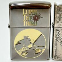 ZIPPO Zippo ジッポー ジッポ オイルライター ライター ルパン 三世　ルパン、次元、石川五右衛門　おまとめ3点セット　レア　火花確認済み_画像5