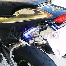 Ninja250/R Ninja400R Z250 Z300 Z400 Z750 Z800 Z900RS Z1000 汎用 LED フロントウインカー リアウインカー 2個Set ブルー ポジション_画像7