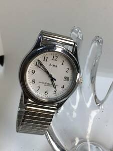 【ALBA】クォーツ腕時計　中古品　稼働品　電池交換済　5-10 sh