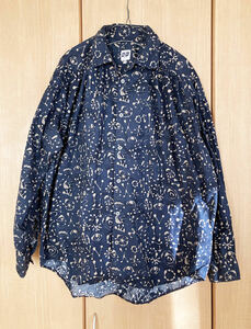 美品 AIE USA製 ペインターシャツ Painter Shirt ギャザー オープンカラー South2 West8 needles ネペンテス nepenthes NOMA td レーヨン