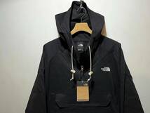 新品正規品 USA限定 The North Face ノースフェイス US-M ストレッチ アノラック ナイロンジャケット BLACK パッカブル_画像3