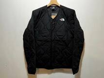 即決 新品 正規品 USA限定 日本未発売 The North Face ノースフェイス US-XXL キルティング ノーカラー ジャケット ブラック_画像1