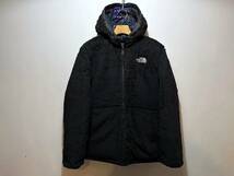 新品 正規品 USA限定 The North Face ノースフェイス リバーシブル フリース＋ナイロンジャケット フード取り外し可能 KIDS-XL_画像6