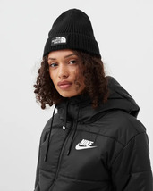 送料￥380 新品 正規品 USA限定 日本未発売 The North Face ノースフェイス ロゴ ビーニー ニットキャップ ブラック 男女兼用_画像10