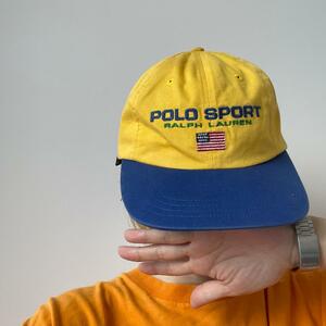 90s POLO SPORT 星条旗 ロゴ ヴィンテージ キャップ 帽子 野球帽