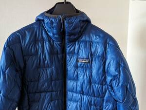 Patagonia Micro Puff Hoody パタゴニア マイクロ パフ フーディ XSサイズ　2021FA SUIB Superior Blue w/Ink Black 日本正規品 極美品