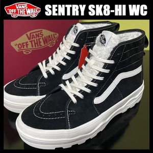 27.0cm ★ 新品 VANS SENTRY SK8-HI WC セントリースケートハイ スウェード スニーカー バンズ ヴァンズ スエード ボア 黒 32659-0001