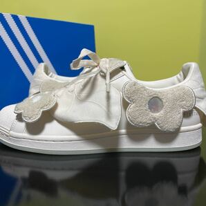 27.0cm ★新品 アディダス × メルティング サッドネス スーパースター スニーカー 白 コラボ adidas × MELTING SADNESS SUPERSTAR GZ2674の画像3