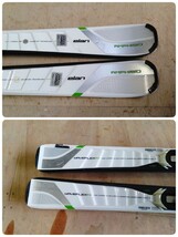 ● J) elan エラン AMPHIBIO WAVEFLEX 14 スキー 板 160cm ビンディング ELX 12 中古 ③_画像2