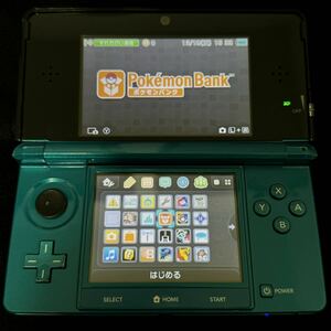 ニンテンドー3DS アクアブルー☆ポケモンバンク・ポケムーバー 他ポケモンソフト・任天童子 等 任天堂子 非売品