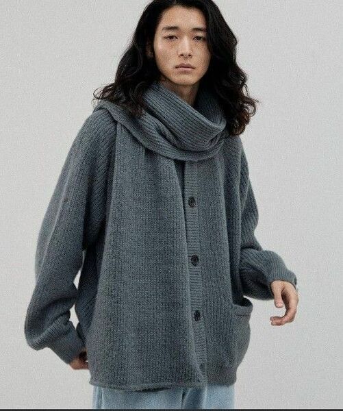 SHAGGY STOLE ENSEMBLE CARDIGAN カーディガン　ストール