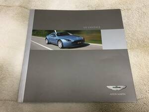 【正規品 日本語版】アストンマーチン V8 ヴァンテージ 本カタログ Aston Martin VANTAGE アストンマーティン