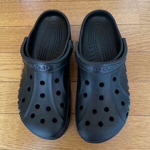 クロックス CROCS M10 28cm 黒　ブラック　片足のみ短期間使用　サンダル 足指骨折時に使用