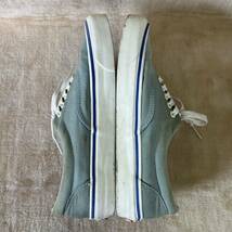 VANS バンズ スニーカー メンズ　ローカット　薄いグリーン　中古品　27センチ　Y_画像9