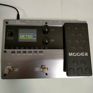 【有償IR付き/故障なし】 MOOER GE 150 付属品完備 アップデート済 初期化済 エレキ ギター マルチ エフェクター ムーアー アンプ モデラー