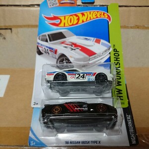 ホットウィール Hot Wheels ミニカー 日産 180SX TypeX NISSAN ADVAN アドバンカラー ダットサン 240Z DATSUN フェアレディZ