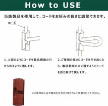 OTD 【引っ掛けシーリング式 】ペンダントライト 松の実ライト 木目 1灯 工事不要 E26口金 LED対応 天井照明 インテリア アンティーク_画像3