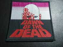 Dawn of the Dead 刺繍パッチ ワッペン Zombie ゾンビ / ダリオ・アルジェント ジョージ・A・ロメロ ゴブリン ホラー映画_画像1