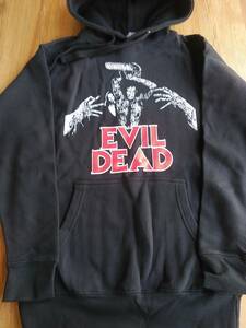 死霊のはらわた The Evil Dead スウェットパーカー 黒M / サム・ライミ ブルース・キャンベル ホラー スプラッター ゾンビ