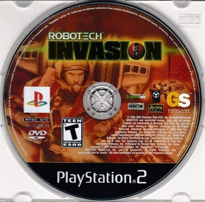 [北米版PS2]Robotech: Invasion[ディスクのみ](中古) ロボテック　モスピーダ