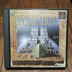 PlayStation プレイステーション プレステ PS1 PS ソフト 中古 シヴィライゼーション CIVILIZATION 歴史 文明 アスミック ASMIK 管理z