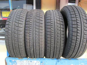 【バリ】175/65R14　Bridgestone　REVO GZ 4本セット　2013 残溝８㎜　引取OK！　札幌市より