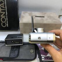 ★美品★ コンタックス CONTAX T 初代 シルバー 元箱付き　☆シャッター、露出、フラッシュ、セルフタイマーOK☆ 現状渡し　1円〜_画像7