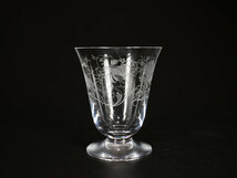 【美】PA233 BACCARAT バカラ 花鳥文 花瓶／美品！　ｈ_画像3