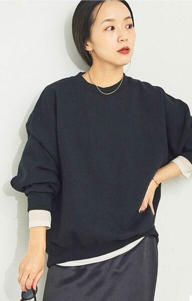 串田さん三種の神器 plage Black Sweat シャツ
