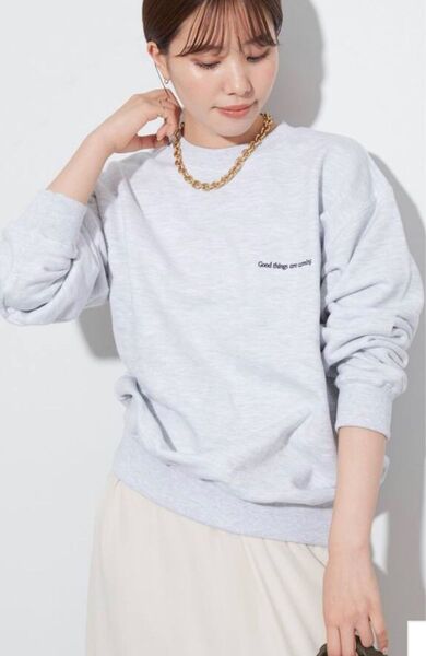 plage embroidery sweat shirts(スウェット)