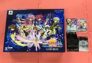 【GM3270/80/0】PSPソフト★魔法少女リリカルなのはA's PORTABLE ～THE GEARS OF DESTINY～ GOD BOX★リリなの★ゴッドBOX★予約特典付き★