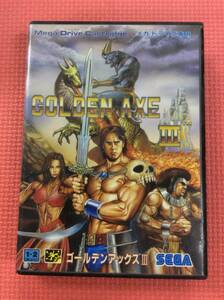 【GM3351/60/0】メガドライブソフト★ゴールデンアックスⅢ★GOLDEN AXEⅢ★MD★MEGA DRIVE★セガ★SEGA★カセット★レトロ★説明書付き★