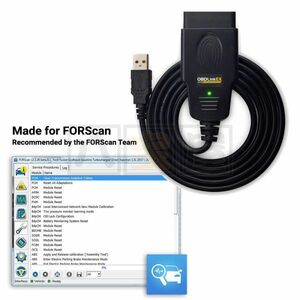 送料185円～ OBDLink EX USB OBD2 MS-CAN 故障診断機 FORScan PC WINDOWS 11 10 8.1 アンドロイド フォード マツダ GM ベンツ SCT-429101