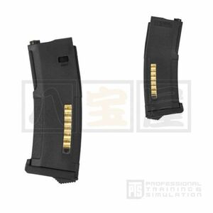 送料185円～★ PTS ENHANCED POLYMER MAGAZINE EPM EP M4 次世代電動ガン M4 SCAR エンハンスド ポリマーマガジン ブラック MP-PT152450307