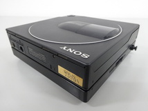 ジャンク 2点セット SONY ソニー Discman ディスクマン D-50MkⅡ バッテリーケース EBP-380 ポータブル CD プレーヤー 黒 動作未確認_画像5