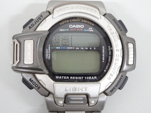 ジャンク CASIO カシオ PRO TREK プロトレック PRT-600 トリプルセンサー メンズ クオーツ 腕時計