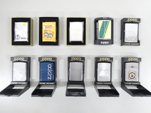 10点セット まとめて 新品 未使用 ZIPPO ジッポ HAWAII ハワイ 沖縄 デスラトラー 90's 90年代 他 シルバー ブルー 橙 オイル ライター USA