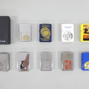 10点セット まとめて 新品 未使用品 ZIPPO ジッポ Paul Smith ポールスミス ヒルトン 90's 他 シルバー ブルー 銀 青 ライター USAの画像10