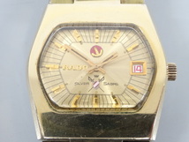ジャンク RADO ラドー SILVER SABRE シルバーサブレ デイト ゴールド 金 メンズ 自動巻き 腕時計_画像2